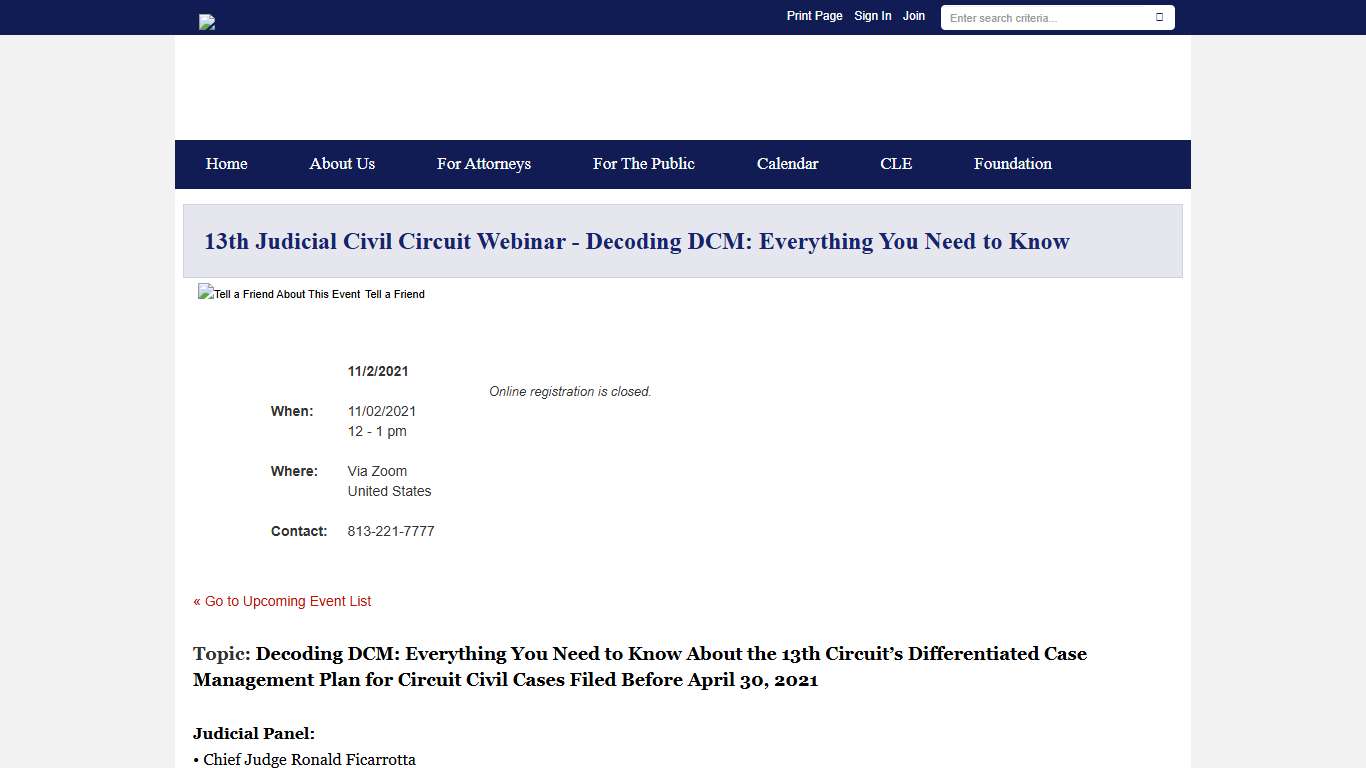 Hillsborough County Bar Association